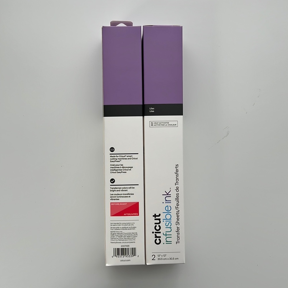 Cricut Infusible Ink - 2 pack - Color Lilac
